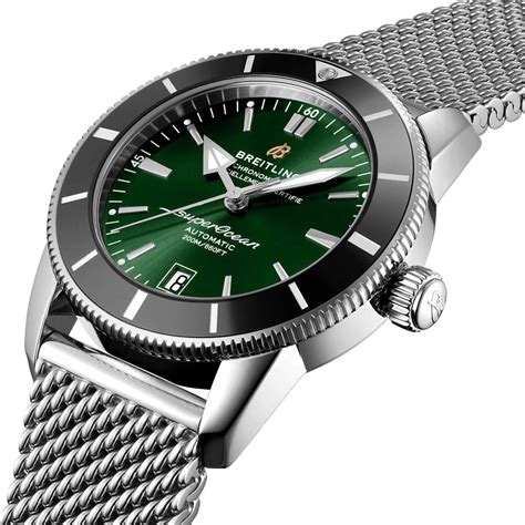 breitling superocean green|breitling superocean 42 chronograph.